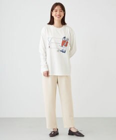 SHARE PARK LADIES 【LADIES】吸水速乾 フロントプリントTシャツ