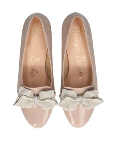 Bridget Birkin 【Bridget Birkin】ヒールアップキラキラリボンローファー