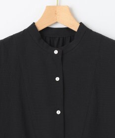 組曲 【WEB限定】サッカーストレッチ バンドカラーワンピース