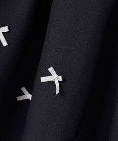 ANY KIDS 襟付き リボン 長袖ワンピース