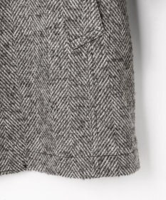 JOSEPH ABBOUD 【尾州産カシミヤブレンド素材/軽量】カシミヤブレンドアルパカヘリンボーン ステンカラーコート