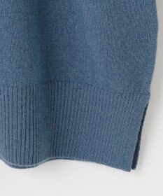 J.PRESS LADIES 【洗える】SOFT TOUCH WOOL 立ち襟 ニット