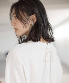 組曲 【WEB限定カラーあり】MINA バックリボンニットプルオーバー