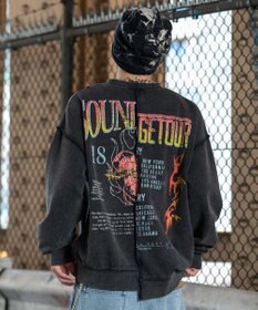 WEGO 【ユニセックス着用ITEM】ヴィンテージグラフィックドッキングプルオーバー