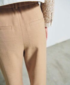 GRACE CONTINENTAL ストレッチスラブタックパンツ