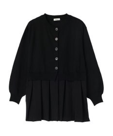 earth music&ecology プリーツドッキングカーディガン