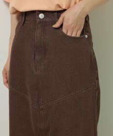 Green Parks デニムタイトロングスカート