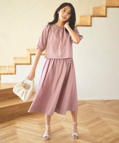 Feroux 【洗える】パフスリーブセット アップ