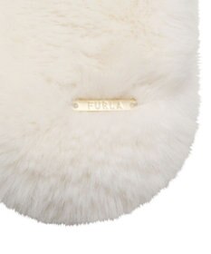 MOONBAT FURLA フェイクファーくしゅくしゅリボンマフラー