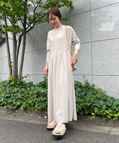 UNFILO 【新色追加】スタイルアップニット ワンピース