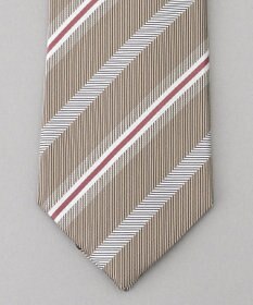 GOTAIRIKU  GOTAIRIKU別注【日本製】シルク ネクタイ_レジメンタル柄