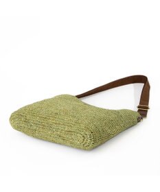 IBIZA ラフィア　ショルダーバッグ（草木染め）