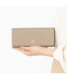 LANVIN en Bleu リュクサンブール かぶせ長財布