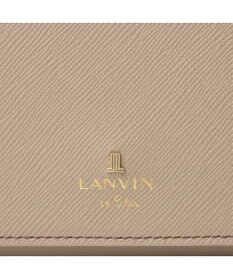 LANVIN en Bleu リュクサンブール かぶせ長財布