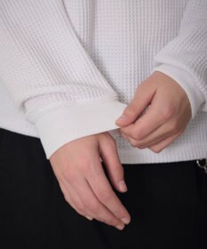 WEGO 【ユニセックス着用ITEM】ワッフルロゴT（長袖）