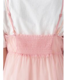 earth music&ecology チュールミニキャミワンピース