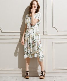 San-ai Resort（三愛水着楽園） ショルダードレス３点セット　9M・11L　【Coral veil（コーラルヴェール）】