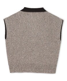 BEIGE， AGATE / バイカラー スキッパーニット