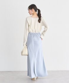 earth music&ecology レイヤード風テレコプルオーバー