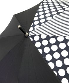 +RING 【プラスリング】【数量限定】 レディース向け 雨傘（長）60cm BLK T1221