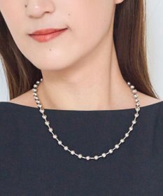 Phoebe マルチwayメタルボール×パールネックレス