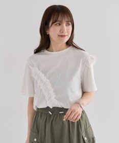 Green Parks ・Ｐｅｔｉｔ　Ｆｌｅｕｒ　アシンメトリーフリルＴＥＥ