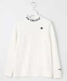 PW CIRCULUS 【WOMEN】【ストレッチ/軽量】バックロゴ 長袖 モックネック シャツ