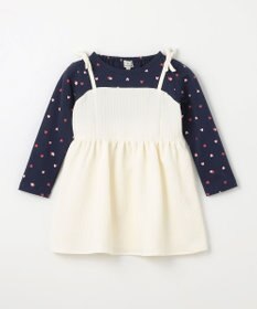 組曲 KIDS 【90-100㎝】ビスチェ＆ハートコンビ チュニック