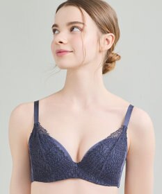 une nana cool 【脇高で背中スムージングブラジャー】さあわたし　レース