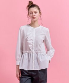 TOCCA 【chayさん着用】ROSY RIPPLE ブラウス アイボリー系