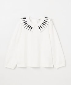 ANY KIDS 音符＆鍵盤デザインブラウス