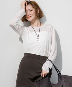 23区 L 【先行予約】シアー ロングスリーブ Tシャツ