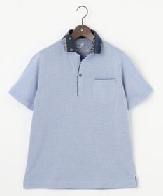 JOSEPH ABBOUD 【愛されて20年！オーガニックコットン使用】 バンダナプリント ダディ ポロシャツ