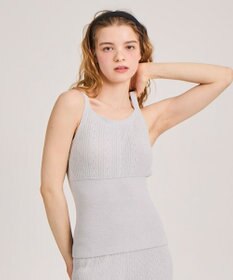 une nana cool とろみ素材がここちよいカップ付きキャミソール　moi room（モアルーム）