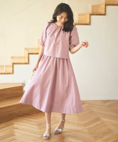 Feroux 【洗える】パフスリーブセット アップ