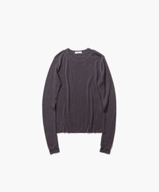 ATON TENCEL SILK CIRCULER RIB | クルー＆クルーレイヤード