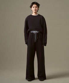 WEGO 【ウエストゴム】スウェットフレアパンツ