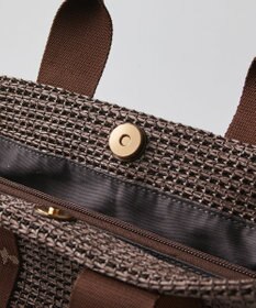 russet ナイロンラフィアデイリーミニトートバッグ(CE-1712)