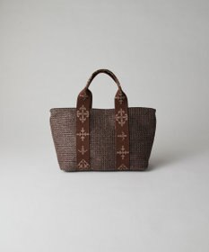 russet ナイロンラフィアデイリーミニトートバッグ(CE-1712)