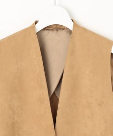 J.PRESS LADIES L ソフィーヌスエード ジレ