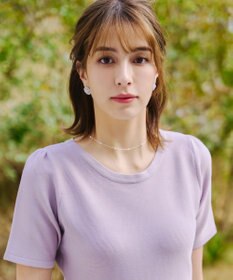 Tiaclasse リッチフラワーサークルピアス