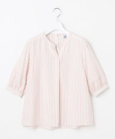 J.PRESS LADIES S 【洗える】ウォッシャブルキュプラツイル キーネック ブラウス