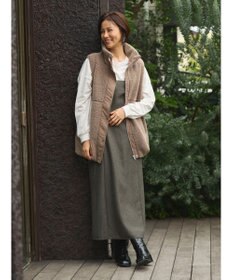 Green Parks ボアミドル丈ベスト