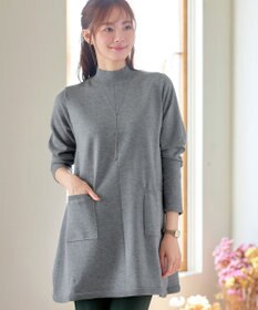 Tiaclasse ポケット付きニットチュニック