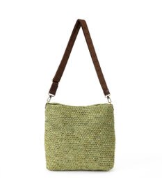 IBIZA ラフィア　ショルダーバッグ（草木染め）