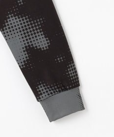 PW CIRCULUS 【裏起毛であたたか】【WOMEN】Dot camouflage ロングスリーブモックネックT  ゴルフウェア レディース