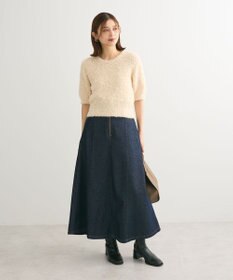 Green Parks テープヤーン半袖ニットプルオーバー