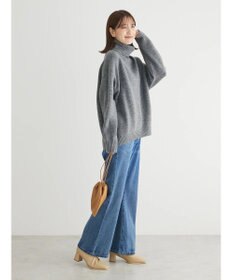 Green Parks ｆｕｗａっとメランジタートルニットプルオーバー