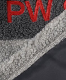 WOMEN】【撥水/防風】ボア ハーフジップ フーデッド プルオーバー / PW