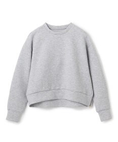 UNFILO L 【WEB限定】BEAUTY FORM JERSEY サイドZIP クロップドプルオーバー
